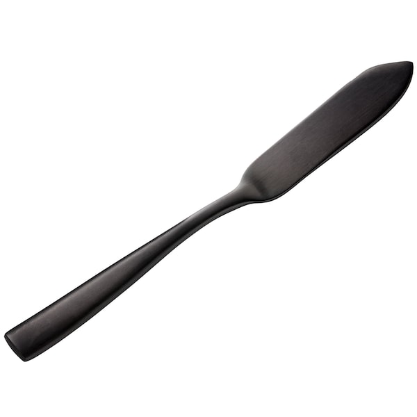 Bon Chef Manhattan, Butter Knife, Matte Finish, 18/10, 6.63" - Black Matte , set of 12 S3010BM - main